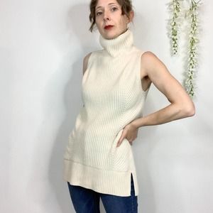 Vince Cream Turtleneck Sweater